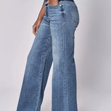 Dear John - High Rise Wide Leg - medium denim, womens jean collection