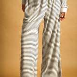 Stripe Pattern Towel Fabric Pant