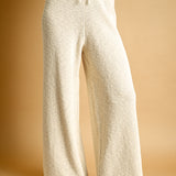 Two Tone Button Front Cardigan Pant Set