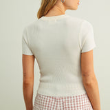 Essential Classic Short Sleeve Rib Top