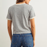 Short Sleeve Round Neck Top
