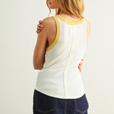Color Contrasted Tank Top