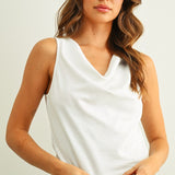 Cowl Back Detail Top