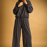 Stripe Towel Fabric Pullover