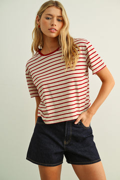 Stripe Ringer Tee