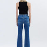 Flying Monkey - High Rise Straight - denim blue, womens jeans collection