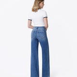 Flying Monkey - High Rise Crease Line Trouser Hem Wide