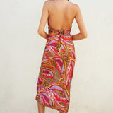 Leaf Print Midi Skirt - Fiesta, Women's Skirts Collection