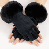 Soft and Fuzzy Fingerless Gloves