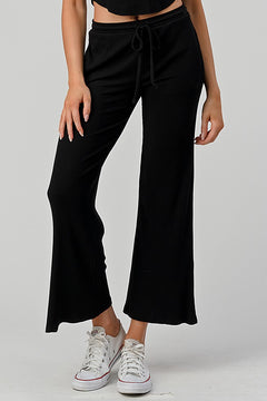 Rib Pants With Pockets