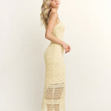 Lace Pencil Midi Dress