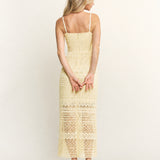 Lace Pencil Midi Dress
