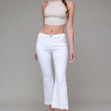 Hidden - Mid Rise Crop Flare