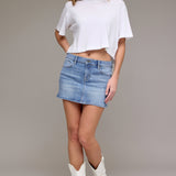 Hidden - Low Rise Micro Mini Skirt