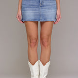 Hidden - Low Rise Micro Mini Skirt