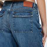 Hidden - Baggy Fit High Rise Jean