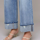 Hidden - Nori Mid Rise Extra Wide Leg