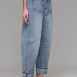 Hidden - Cropped Sammie Barrel Fit Cuffed