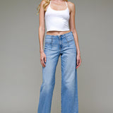 Hidden - Mid Rise Dad Jean