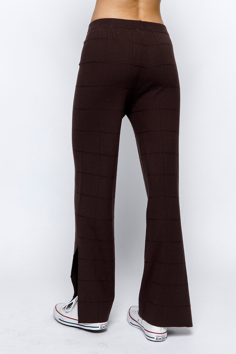 High Waisted Long Pant - Brown, Women's Pants Collection