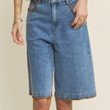 Stitch Detail Bermuda Short