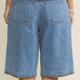 Stitch Detail Bermuda Short