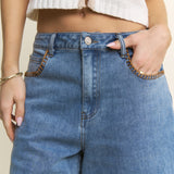 Stitch Detail Bermuda Short