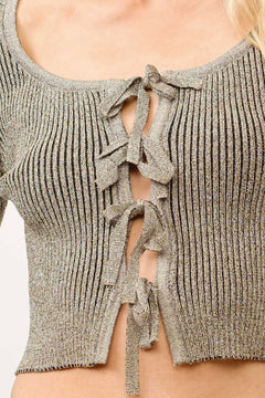 Ribbon Tie Sweater