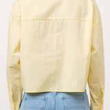 Cropped Button Down Top