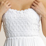 Lace Trim Midi Dress