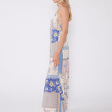 Paisley Print Tie Back Maxi