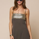Sequins Tube Mini Dress