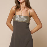 Sequins Tube Mini Dress