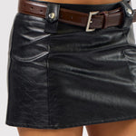 Skirt With Short Lining - black, womens skirt collection
