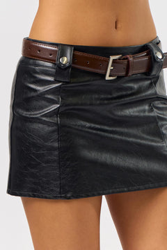 Skirt With Short Lining - black, womens skirt collection