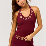Groomet Halter Sweater Top - womens top/matching set collection