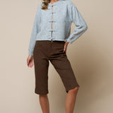 Hook & Loop Closure Cardigan