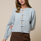 Hook & Loop Closure Cardigan