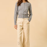 Button Down Cardigan - grey, womens cardigan collection