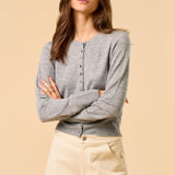 Button Down Cardigan - grey, womens cardigan collection