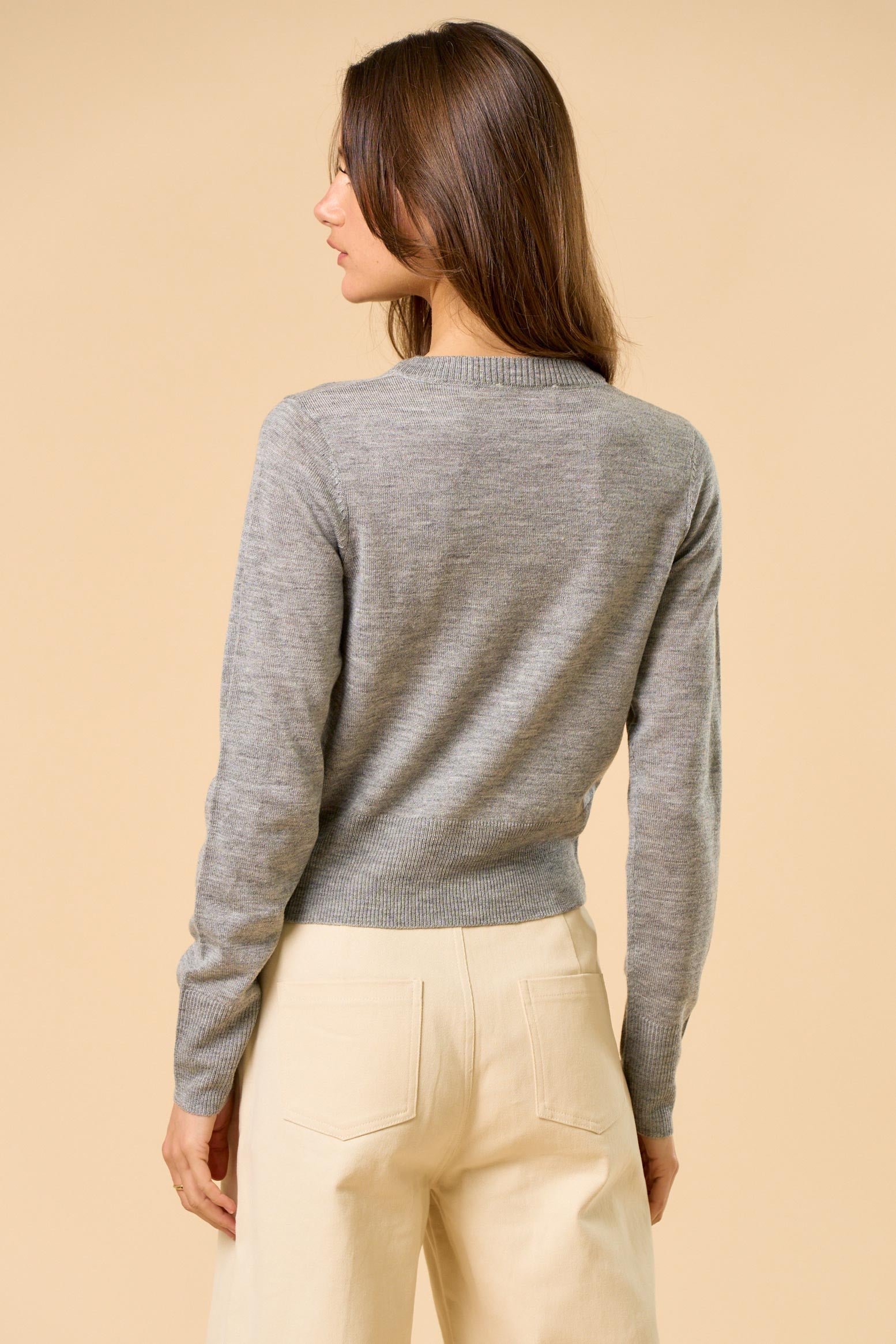 Button Down Cardigan - grey, womens cardigan collection