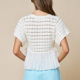 Tie Front Sweater Top