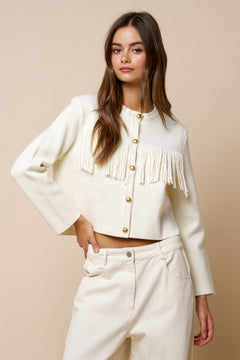 Button Down Sweater Jacket