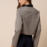 Plaid Gold Button Down Jacket