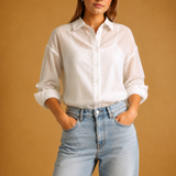 Pin Stripe Sheer Top