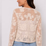 One Button Sequin Cardigan