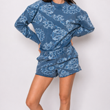 Paisley Crew Neck
