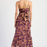 Cowl Neckline Maxi Dress - SALE