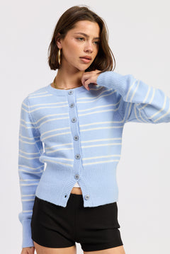Front Button Knit Cardigan