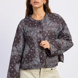 Quilted Boxy Jacket